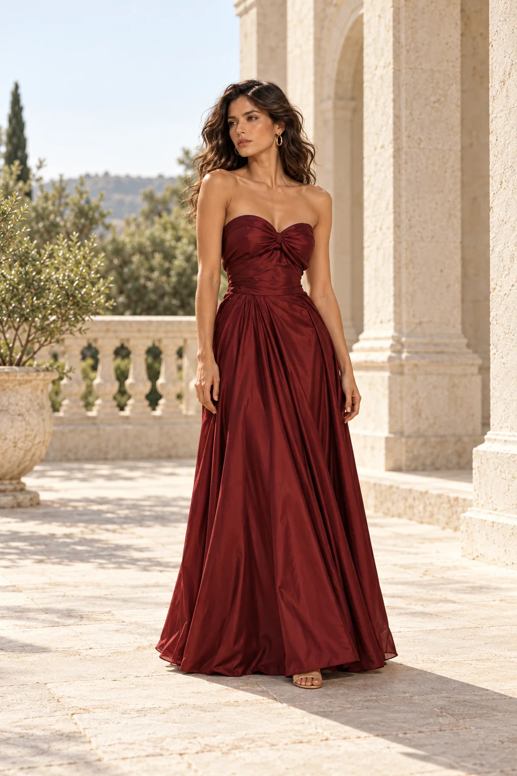 Draped Occasion Dress