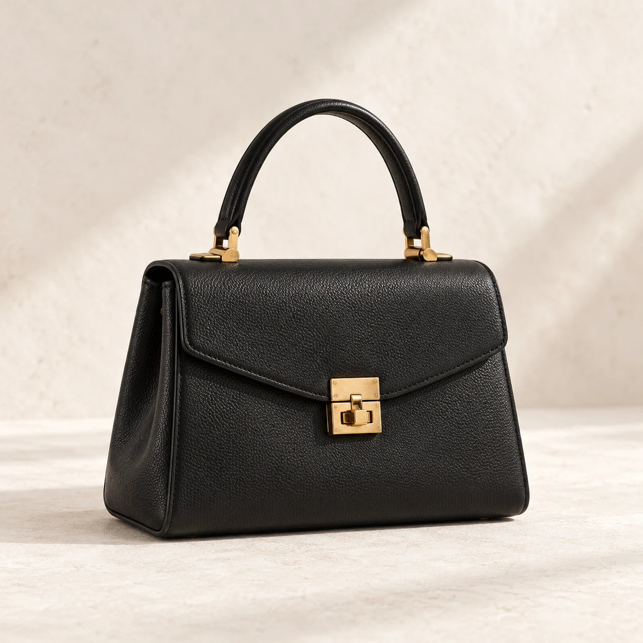 Structured Leather Bag