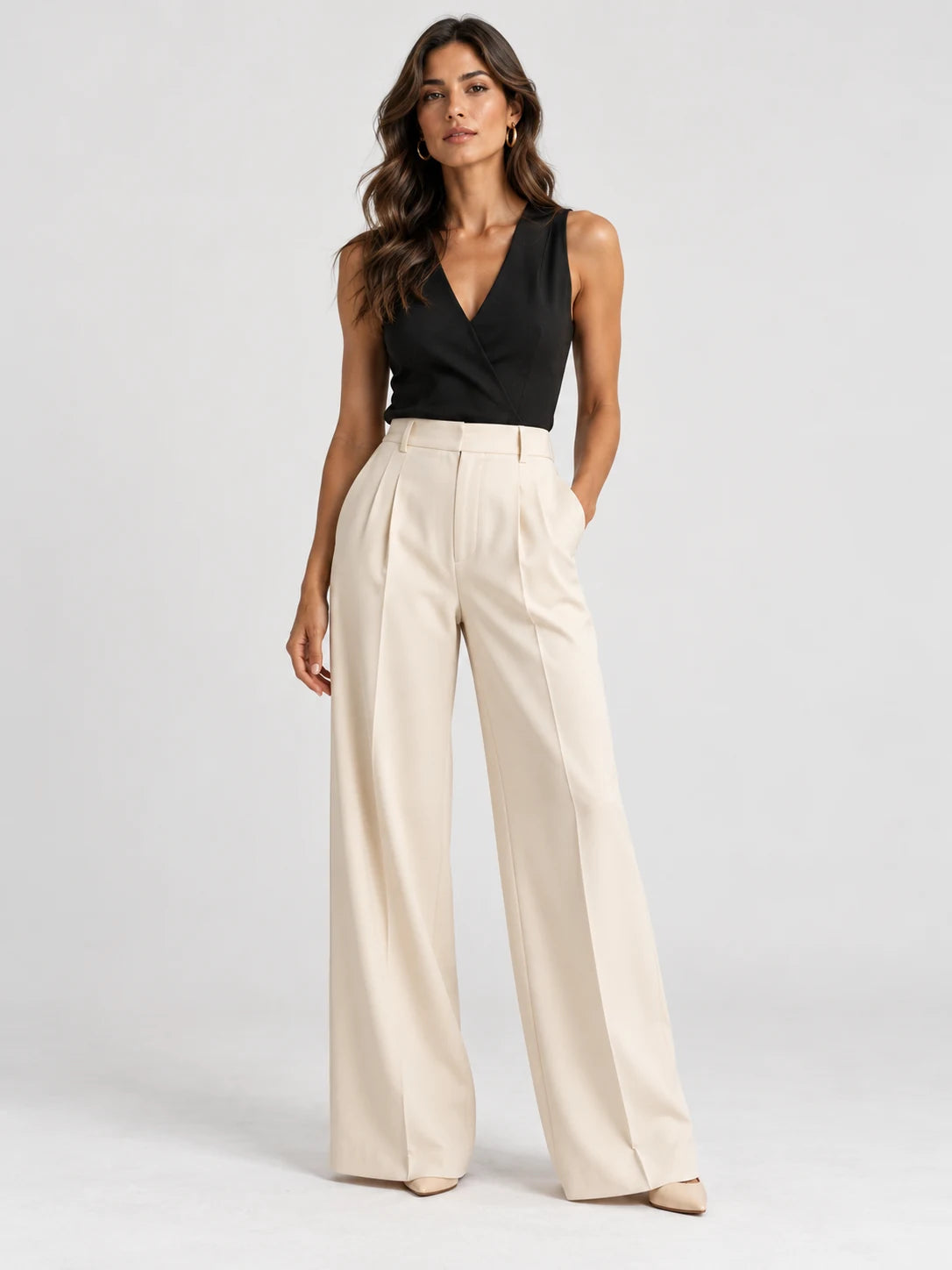 Wide Leg Trousers