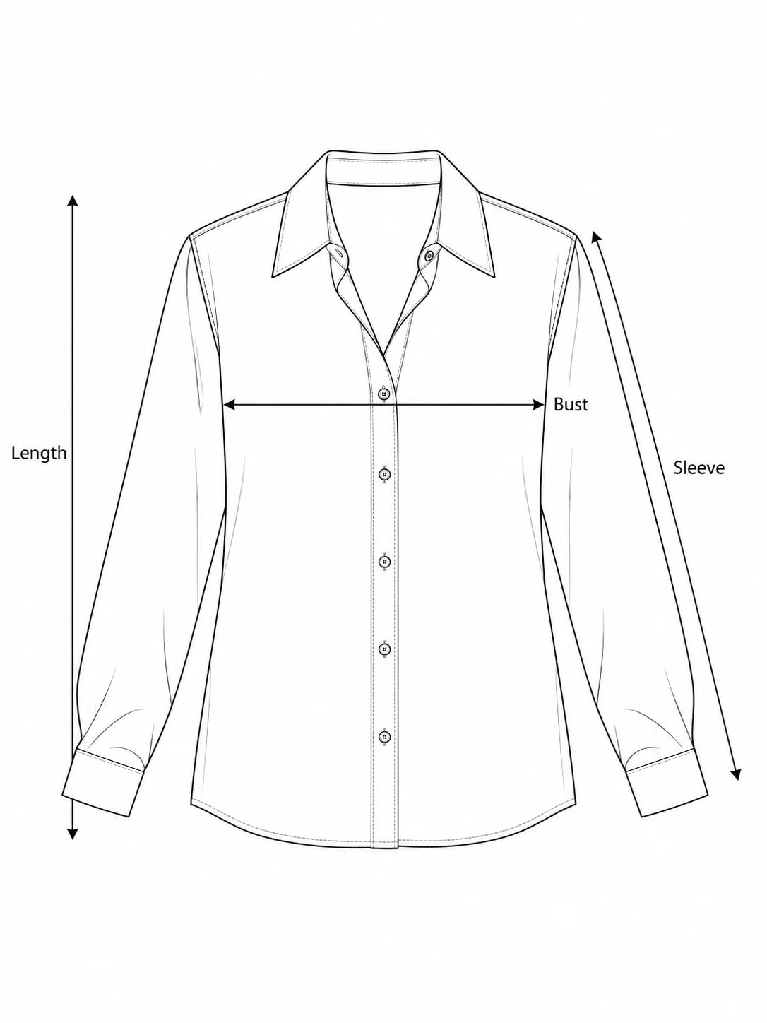tops measurement illustration